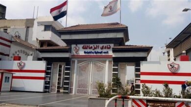 ظهور جملة "الزمالك أكبر قلعة رياضية في مصر" بتدريبات الفريق (صور)