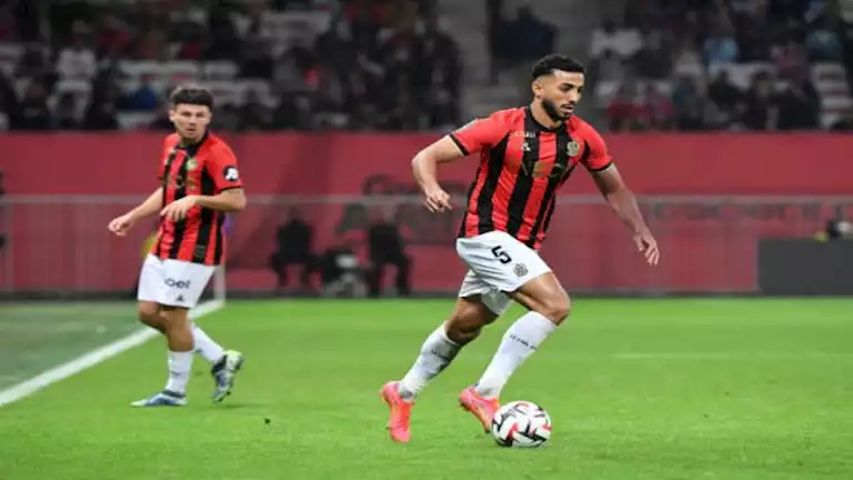 محمد عبدالمنعم يعود لقائمة نيس في الدوري الأوروبي بعد غياب 3 مباريات